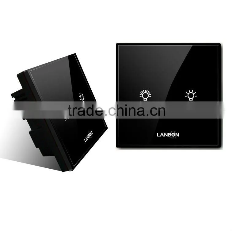 White electric touch 1-gang dimmer switch for home