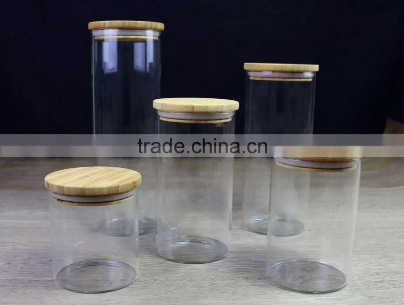500ml PET clear plastic candy jar with screw cap