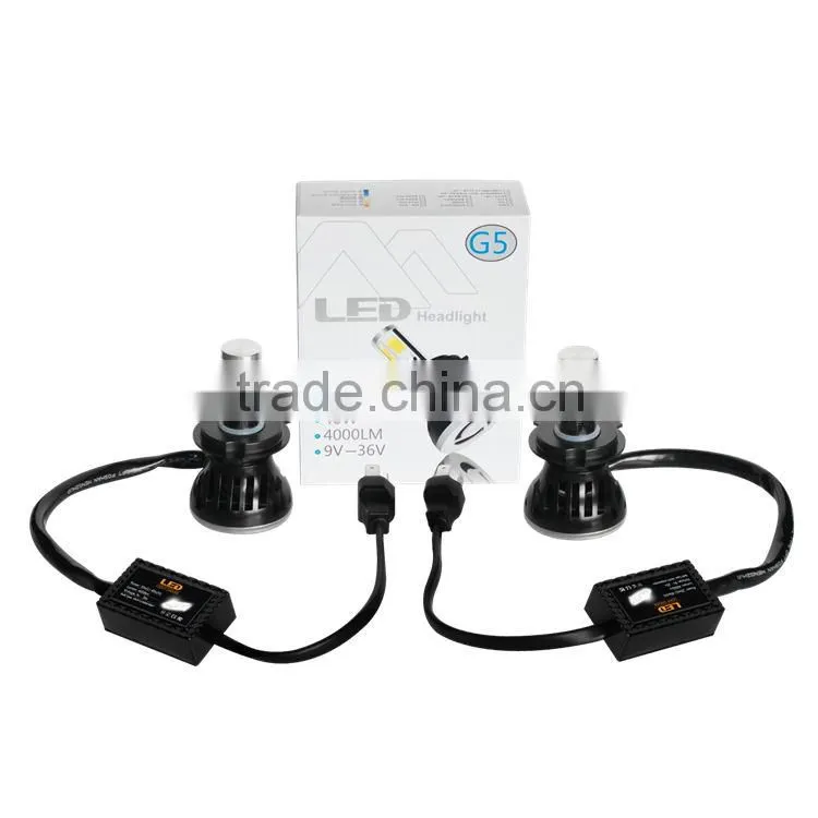 wholesale 80W Auto LED headlight bulbs 9012 12v 24v h1 h3 h7 h11 9005 9006 H/L9004 9007 H13 H4 car led headlight h16