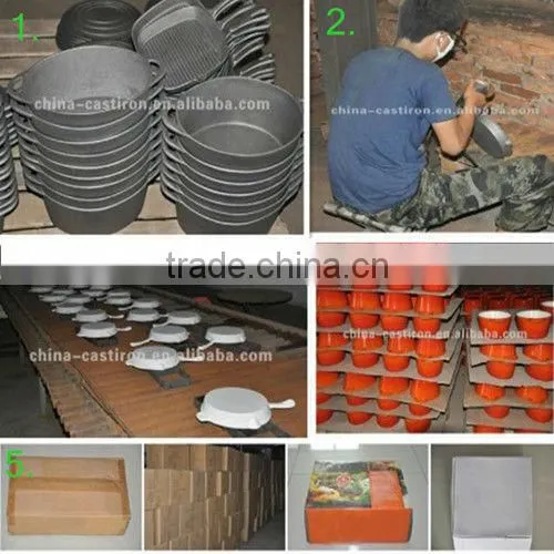 cast iron cooking pot casserole