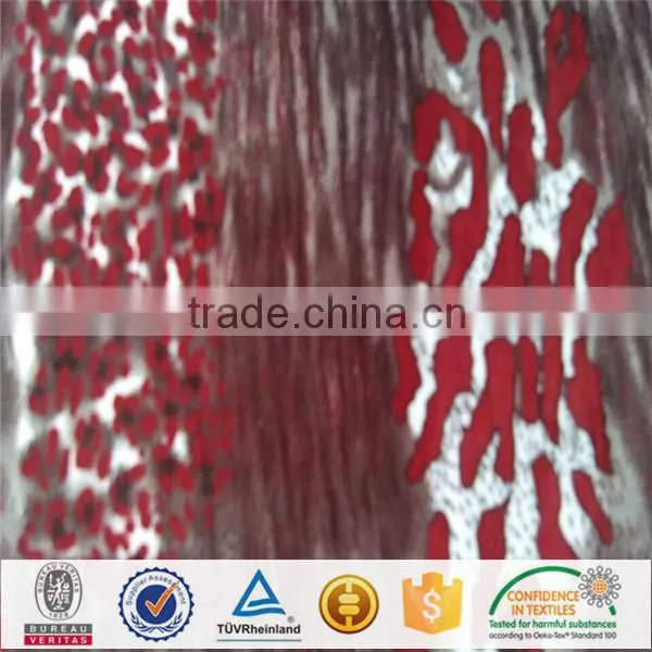 Velvet Flower Fabric Wholesale Floral Cloth Per Meter