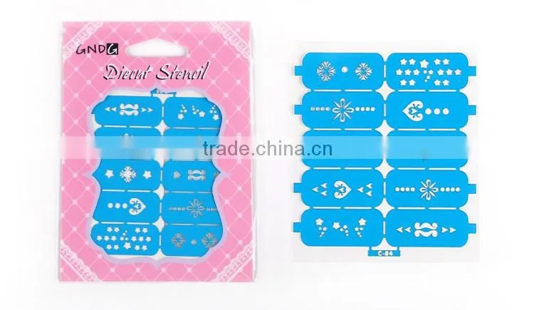 Laste Arrival Fashion DIY 3D Bule Black colors Nail art Decoration Nail art sticker Tips