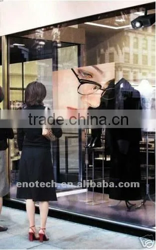 low price transparent/ holographic rear projection screen film for advertising