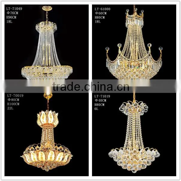 Modern Industrial Crystal Chandelier Ceiling Light Fixture Lamp Pendant Lighting-71056