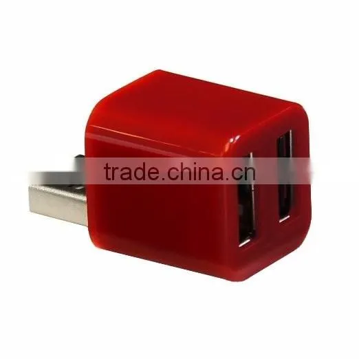 Cute USB Mini 2-Port USB 2.0 Hub Splitter