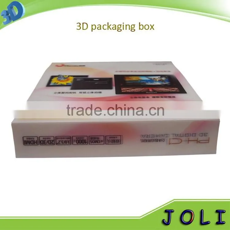 custom 3d plastic dvd box set packaging box