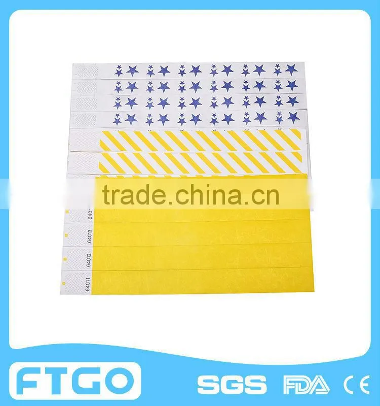 Give Away Printed Tyvek Wristbands