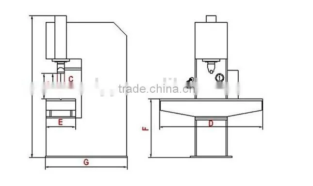 Factory Sell YW41 Straightening Hydraulic Machine