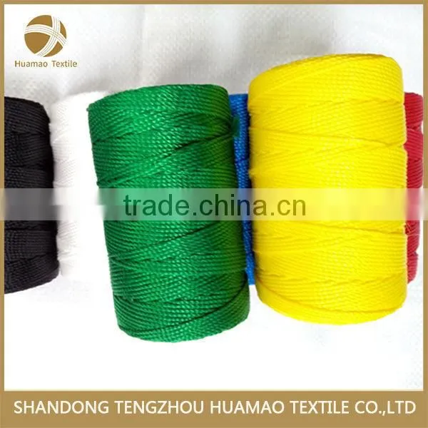 Colors polypropylene multifilament fishing twine