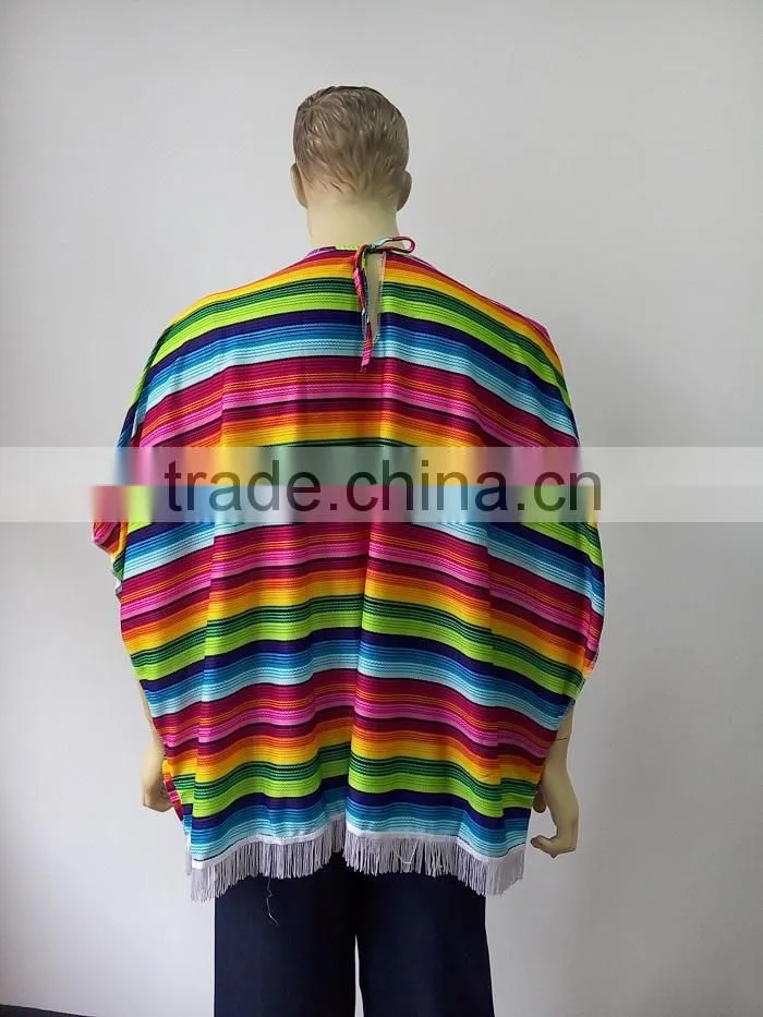 cheap wholesale kids mexican costumes party sexy mens mexican poncho for male