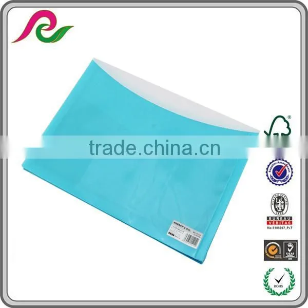 Newest a5 size plastic envelope file folder