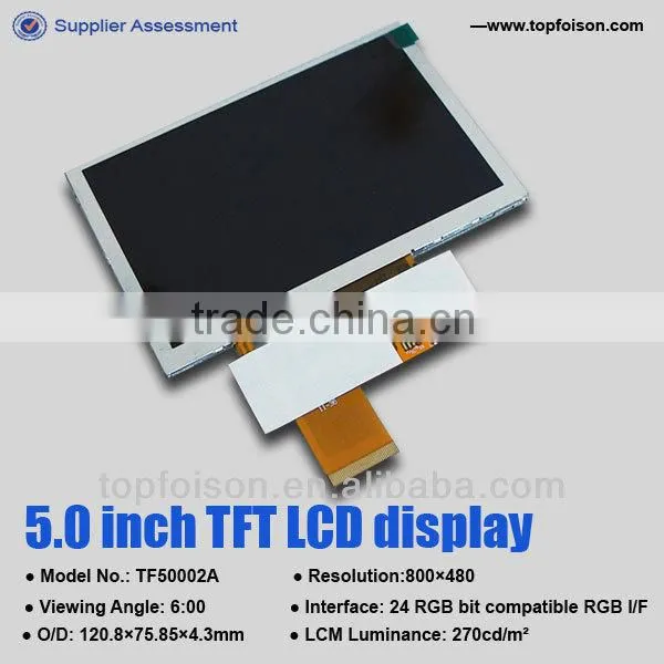 transmissive 5.0inch small digital display screen for handle device