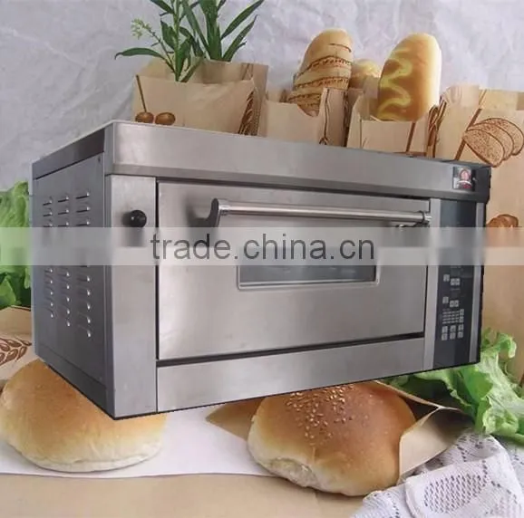 CE Western-style Bread Pizza baking Oven with steam, microcomputer control Electric bakery Oven with Ceramic Stone