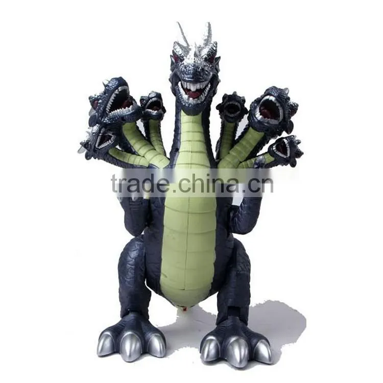 B/O moving dragon plastic dinosaur set