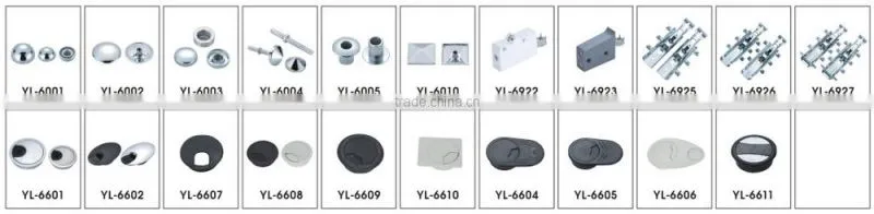zinc alloy desk grommet cable hole covers