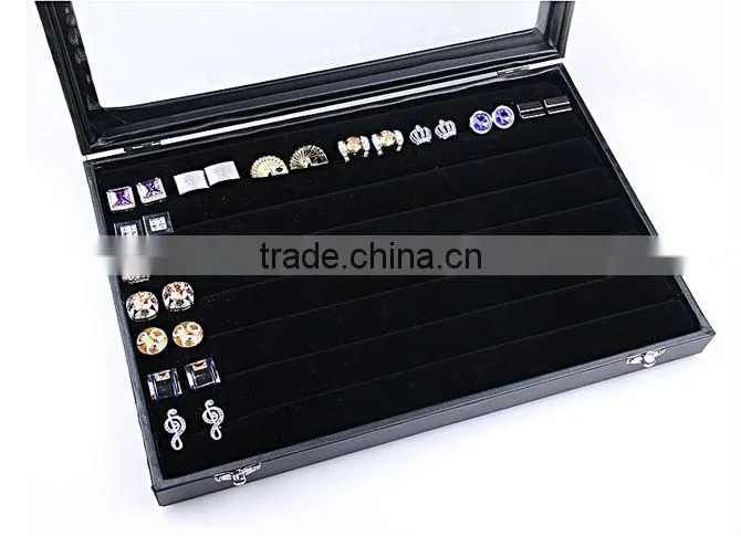 Custom cufflink storage box for 50-pair