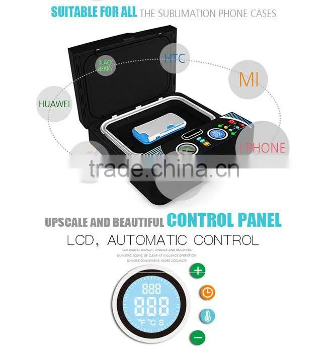 New Smart Professional 3D Phone Case Sublimation Vacuum Heat Press Machine