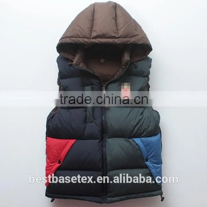 Mens down vest