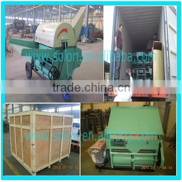 Stable working rice thresher machine with diesel engine from Solon company