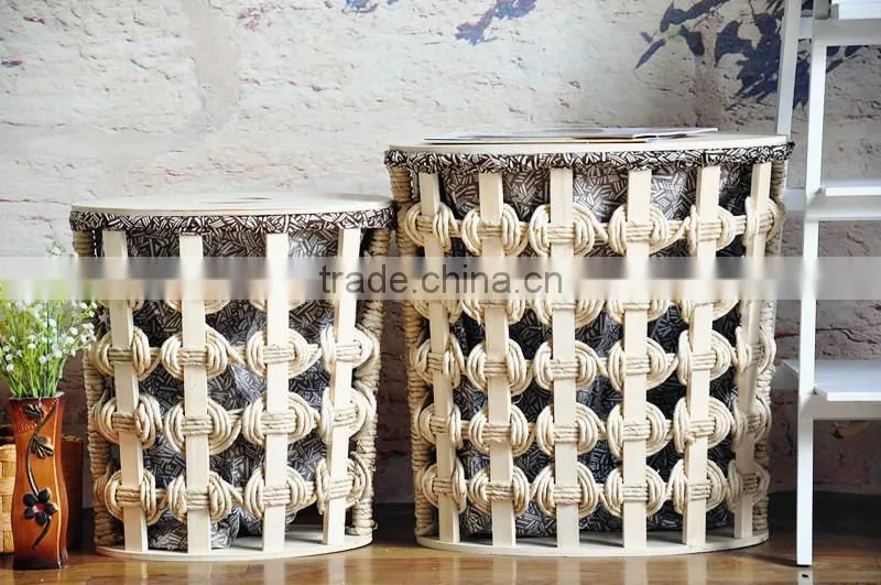 Unique design nylon corn bran woven storage basket with high quality and excellent price