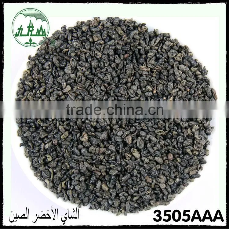 Great taste hot selling good reputation high quality Gunpowder Green Tea3505Aaa