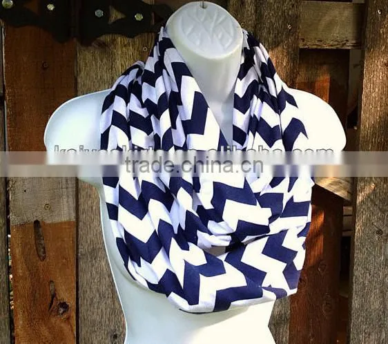 Wholesale baby scarf baby cotton scarf baby yellow chevron scarf