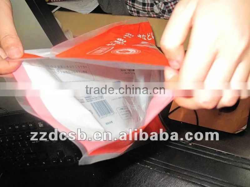 PA PE lamination plastic freezer bag for frozen food packaging