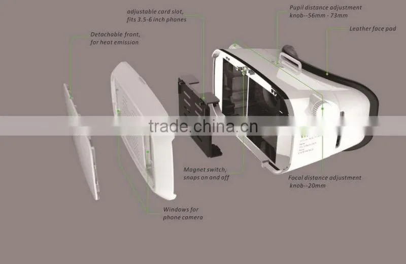 Vr Shinecon 3d Glasses For Pc Games/movies/xbox With Blue Tooth Remote Vr 3d Glasses Virtual Reality