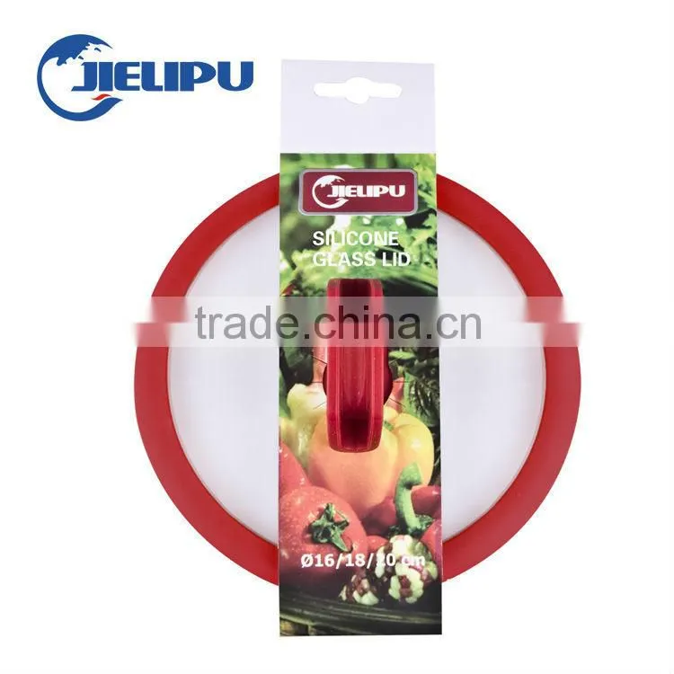 tempered glass lid for cookware silicone pan lid