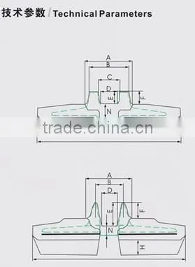 Made in china rubber track for EX200-1