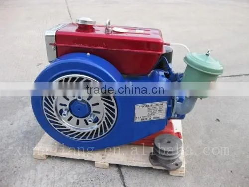 LD1120 single cylinder diesel engine;laidong electical start diesel engine