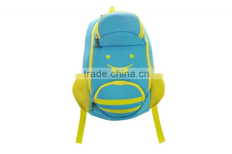 Smiling Face Pattem Neoprene Mini Backpack