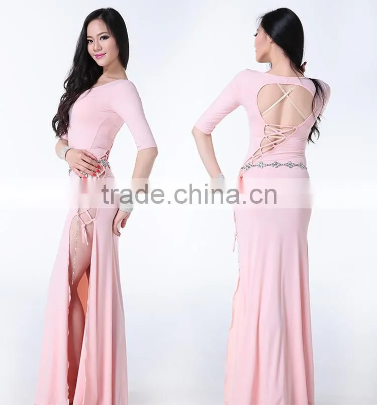 Wuchieal Belly Dance Dress with 2 Different Wearing Styles