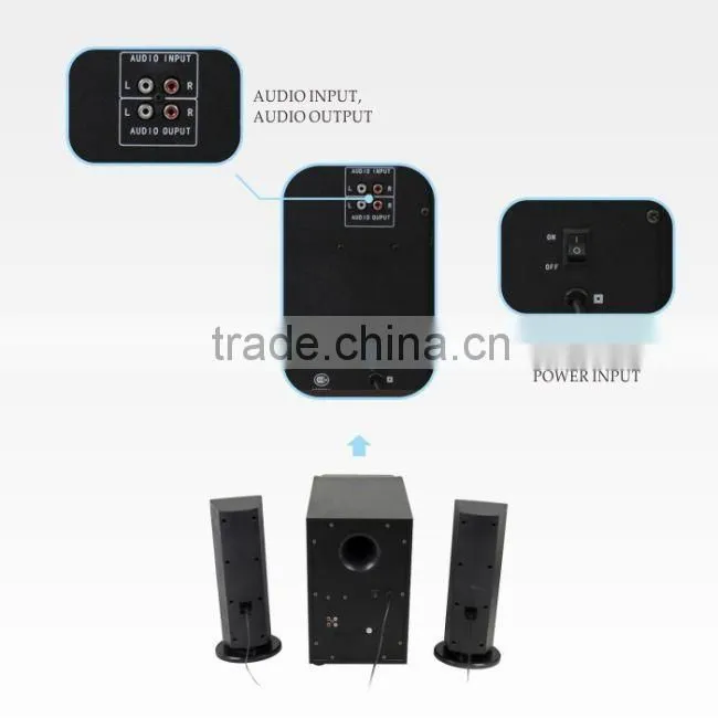classic hifi 6.5 inch subwoofer round luxury bluetooth speaker made in China
