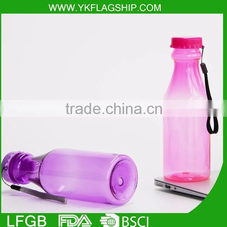 BPA free joyshaker plastic water bottle/stainless steel water bottle