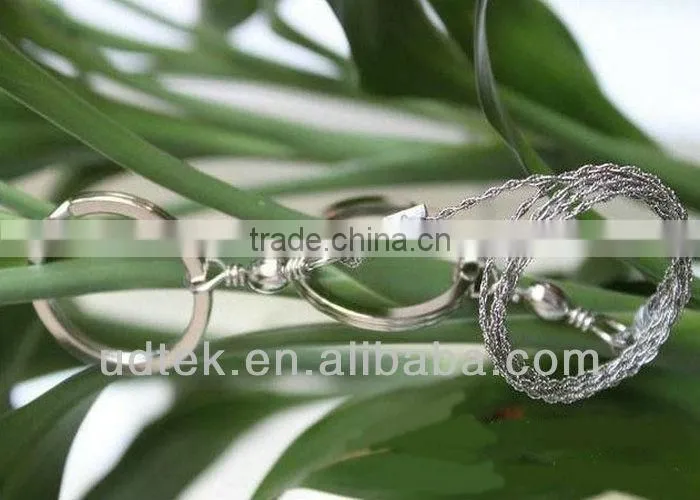 Wilderness Survival Wire Saw Chain Saw 4 strands of wire to rotate 360 degrees UDTEK01503