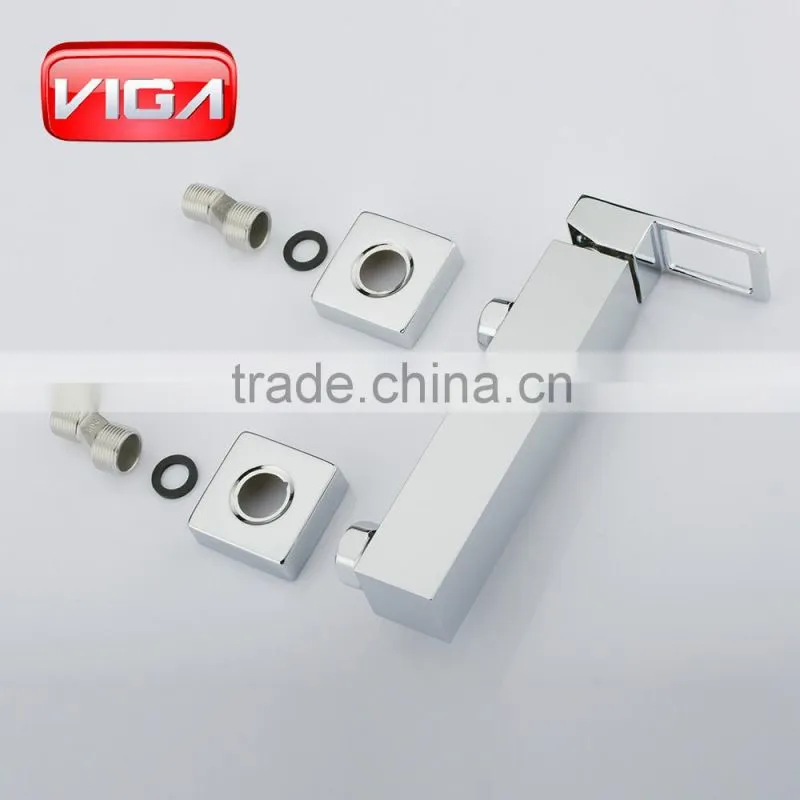 Single cold and hot wash basin bath mixer faucet wash tub