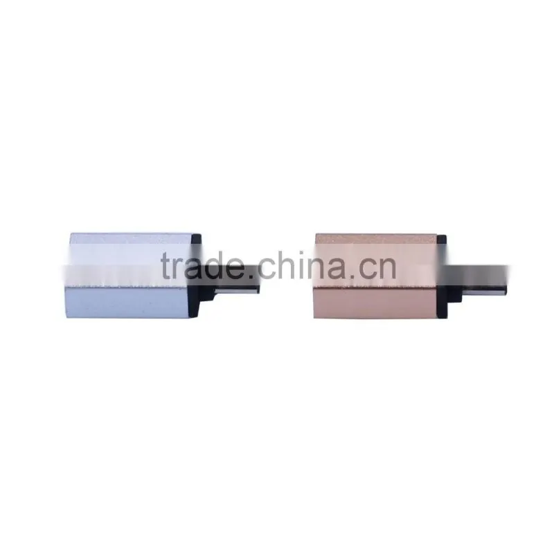 Aluminium Alloy USB 3.1 Type C Male to USB 3.0 Type A Female OTG Data Transfer/Charging Adapter/Connector for USB C Devices