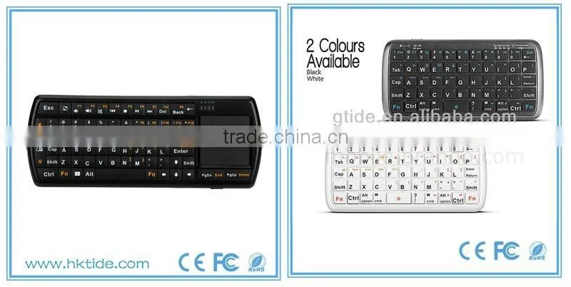 2015 most hot selling 2.4G wireless mini computer keyboard Mouse