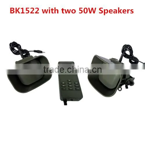 BK1522 hunting bird sound mp3 player with 50W 150dB Speakers