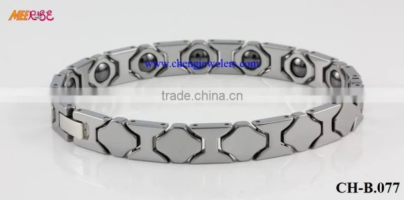 2015 IP black tungsten cool bracelets,stylish bracelets,tungsten jewelers