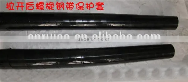 RUIAO steel or stainless steel telescopic spiral cover for screw