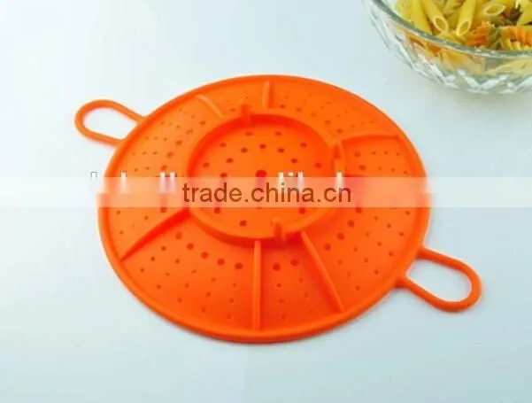 Lately Design Hotsale Food Grade Silicone Colander Steamer