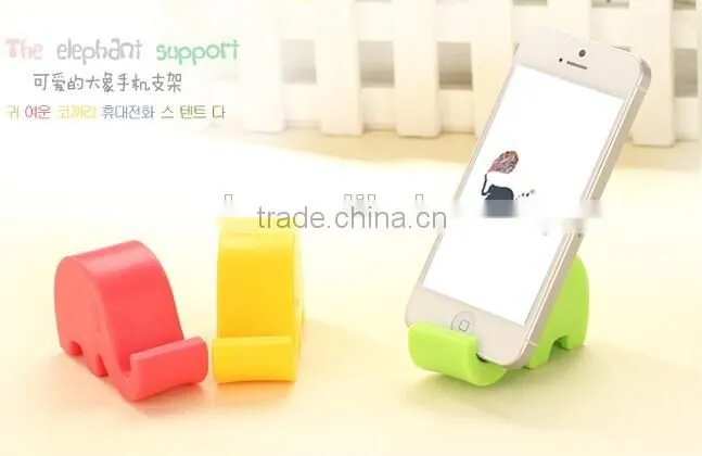 funny plastic elephant mobile phone holder