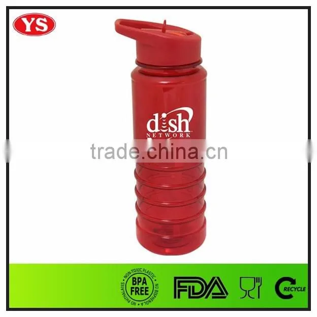 750ml bpa free clear water tritan tumbler bottle