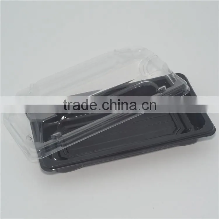 SM1-1101Black disposable sushi containers,Sushi plastic container,Sushi packaging