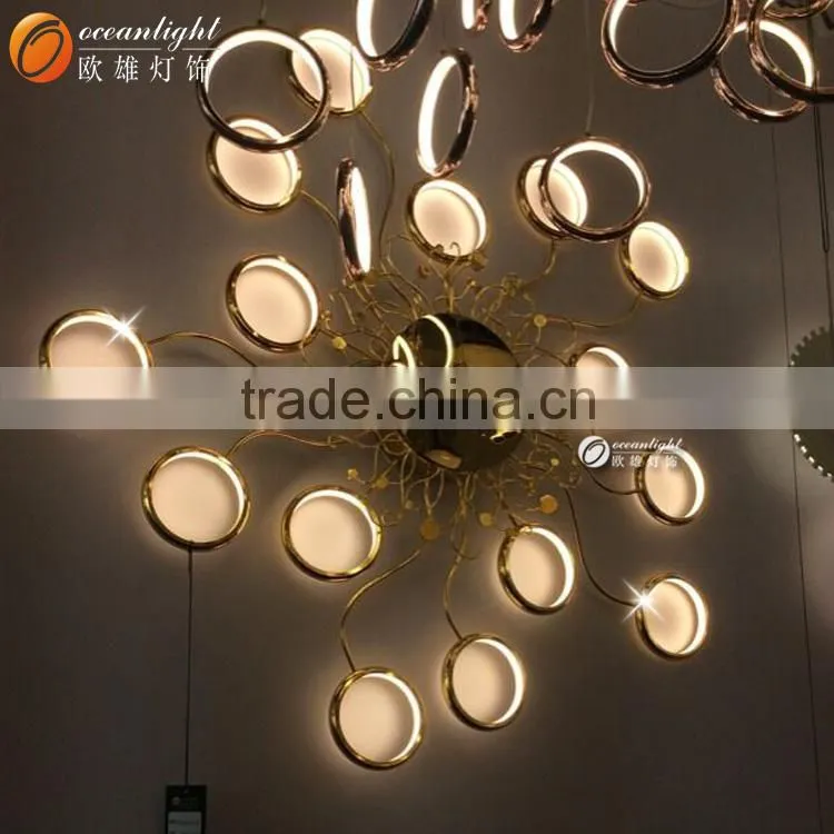 Rings Modern Light Pendant Indoor Light Aluminum Isulation Lamp OXD9913-50W