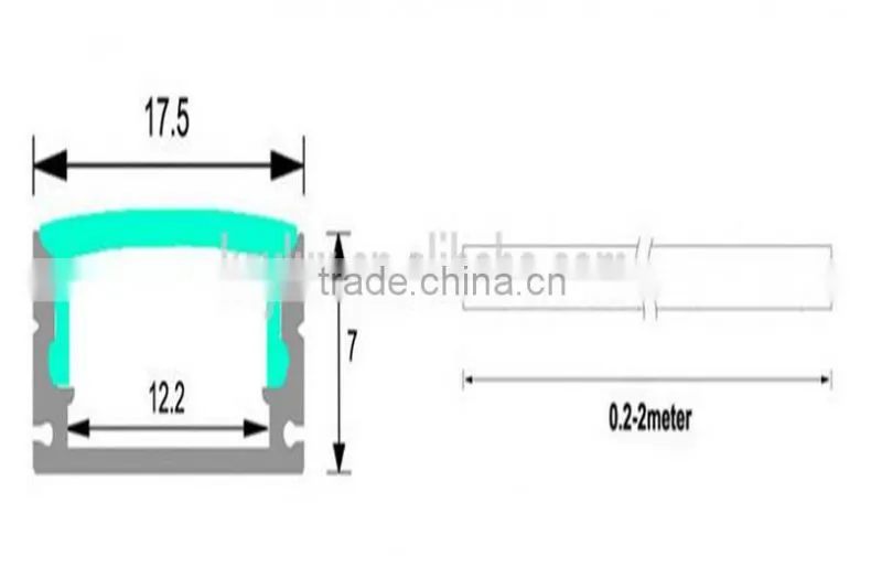 18Watts Non-Waterproof IP20 can be customer designed 5630 SMD 72 Leds Led Rigid Strip