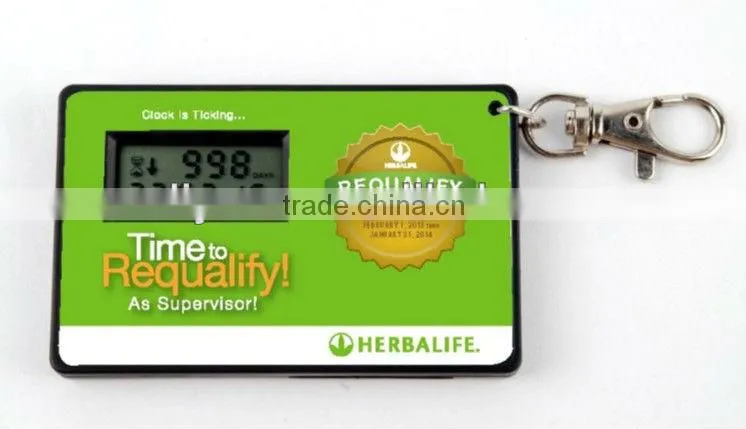 cute keychain count down timer