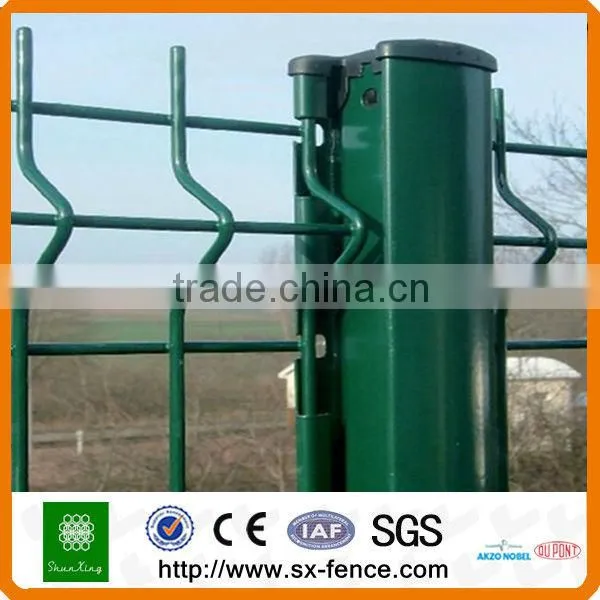 China manufacturer curvy steel metal fence